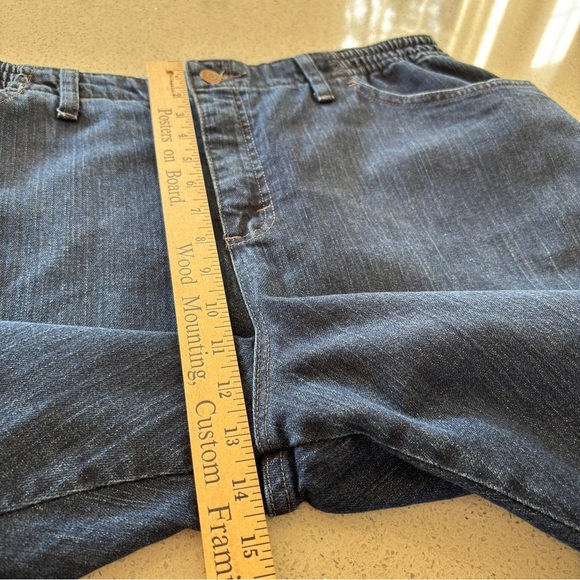 Lee Jeans Womens 18W Petite High Rise Comfort Elastic Waist Tapered Leg Stretch - Picture 11 of 14